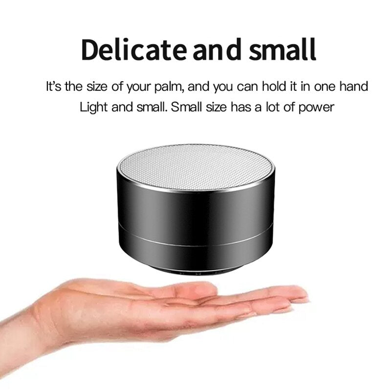 A10 Wireless Bluetooth Outdoor Subwoofer MINI Portable Speaker Radio Music Sound Box Aluminum Alloy Wireless Speaker